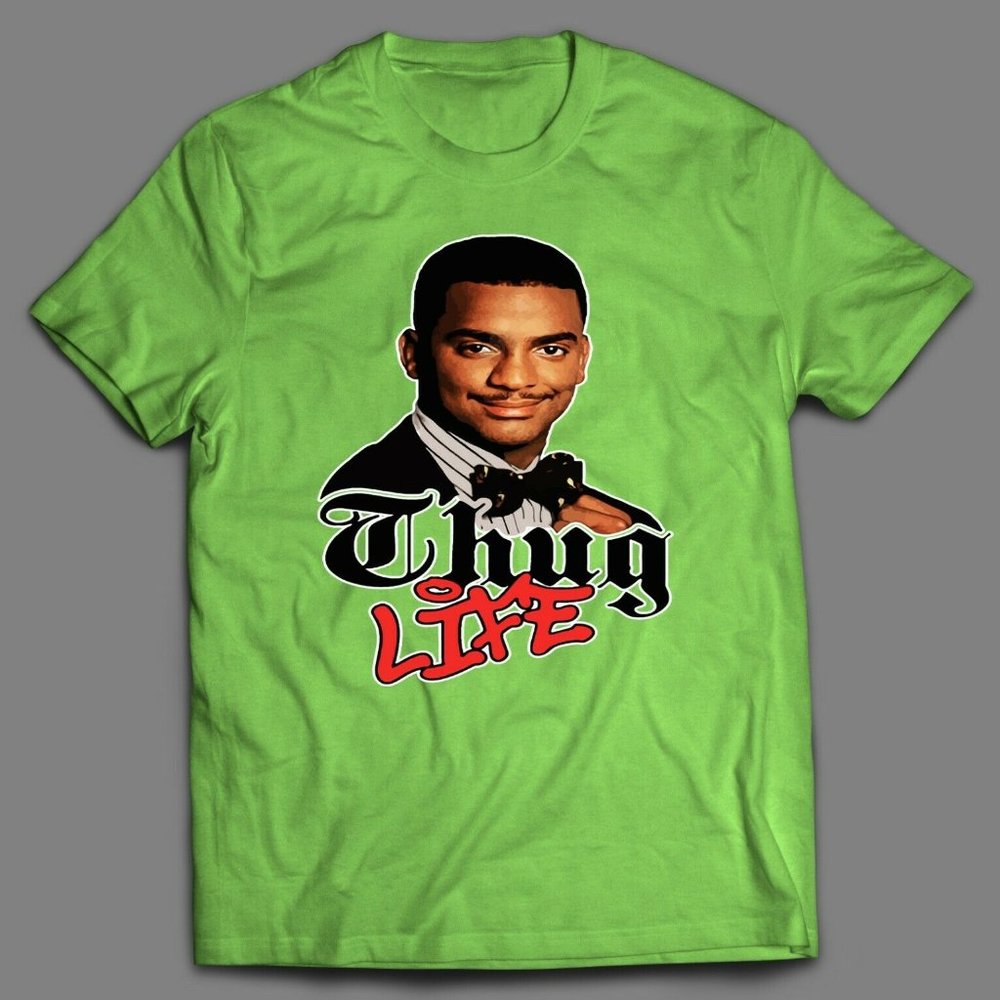 FRESH PRINCE OF BELAIR CARLTON BANKS THUG LIFE TEE